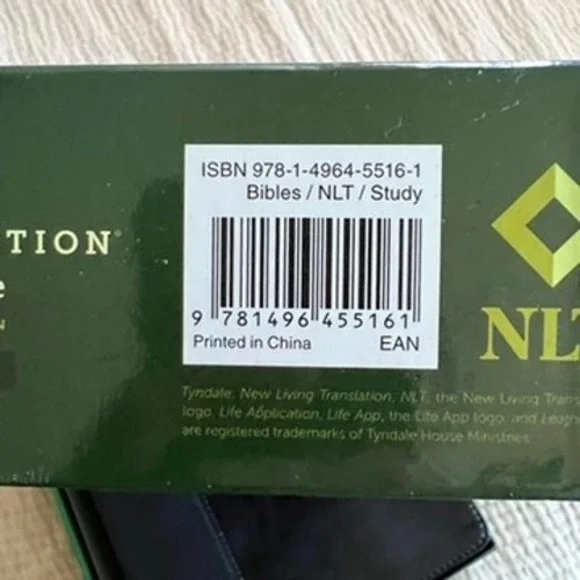 Tyndale NLT Life Application Study Bible 3rd Ed Black Onyx Leather Like NEW - Picture 3 of 11